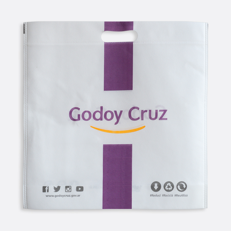 Bolsas ecológicas con troquel riñón - Godoy Cruz
